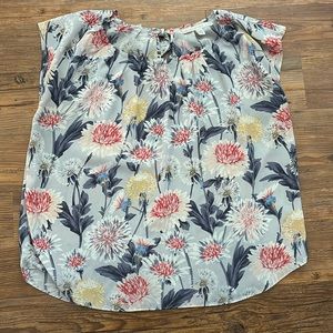 Lauren Conrad cap sleeve blouse